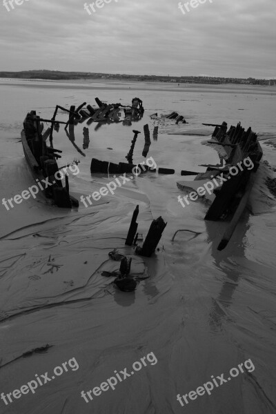 South Shields Wreck South Foreshore Beach Beached