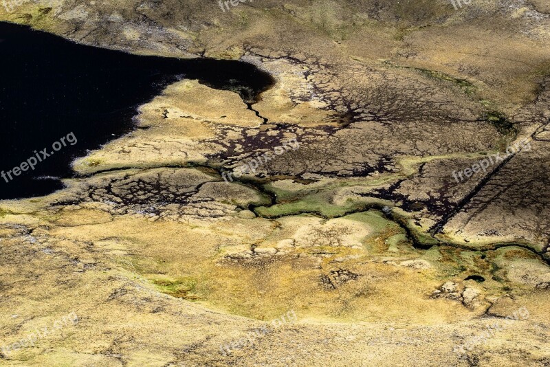 River Tourmakeady Ireland From Above Free Photos