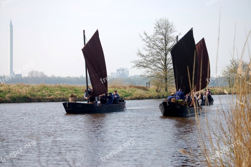 Water Sail Ship Summer Sailing Boat