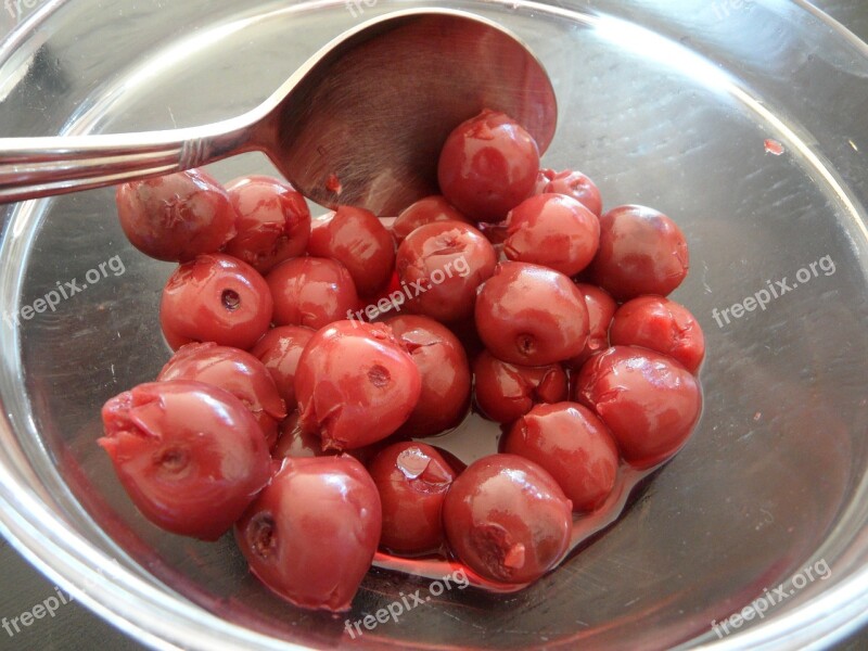 Cherries Stoned Fruit Morello Bowl