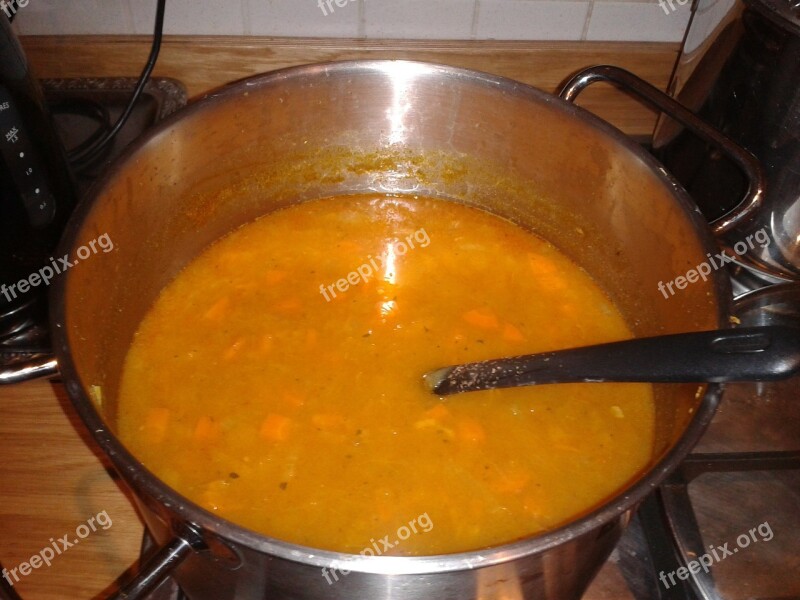 Pumpkin Soup Result Hunger Full Orange