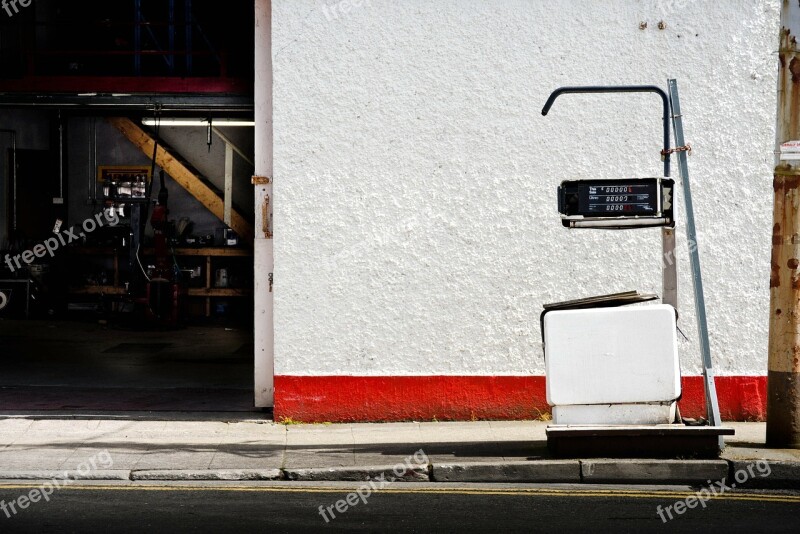 Ireland Galway Petrol Stations Vintage Old