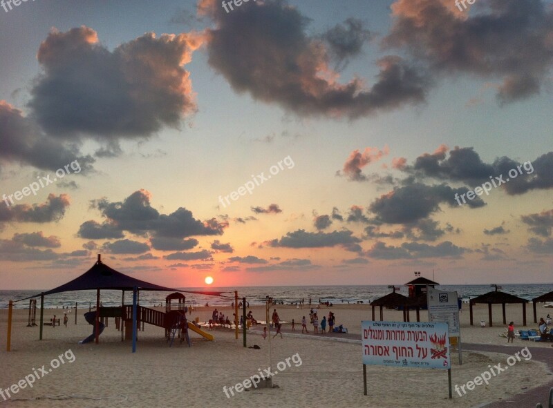 Beach Sea Sunrise Ocean Water