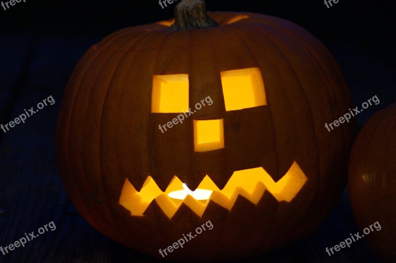 Pumpkin Halloween Pumpkin Face Face Fash