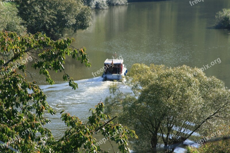 River Boat Water Nature Waters