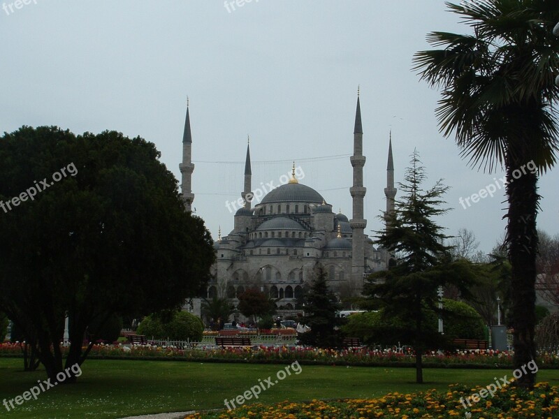 Istanbul Sultanahmet Turkey Architecture Minarets