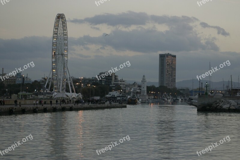 Porto Rimini Evening Free Photos