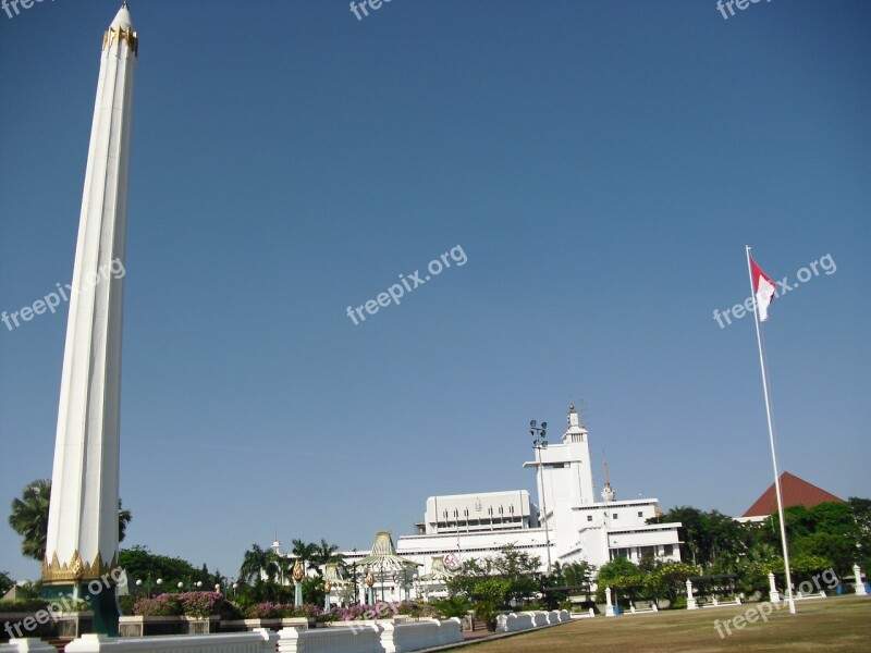 Tugu Pahlawan Surabaya Jawa Timur Indonesia Asian