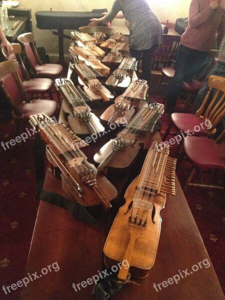 Nyckelharpa Sweden Swedish Music Scandinavia