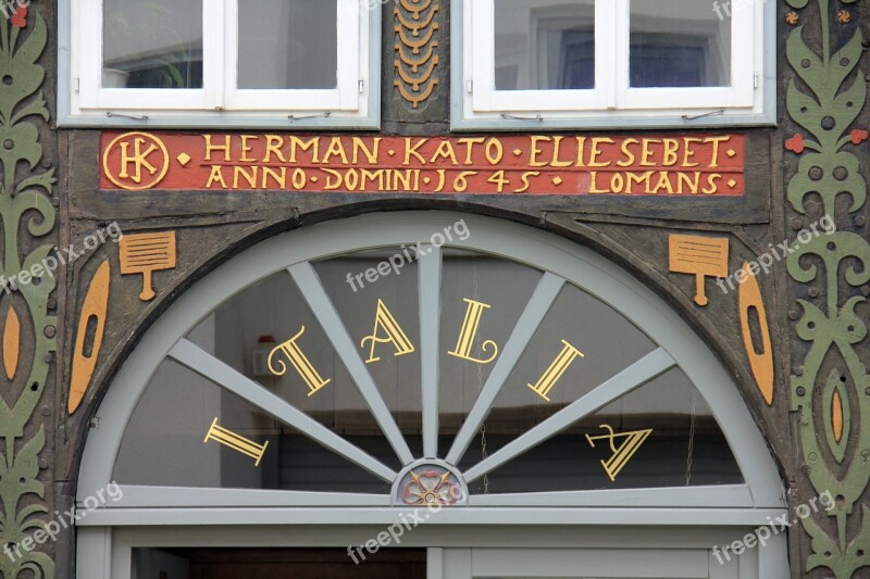 Truss Fachwerkhaus Building House Window