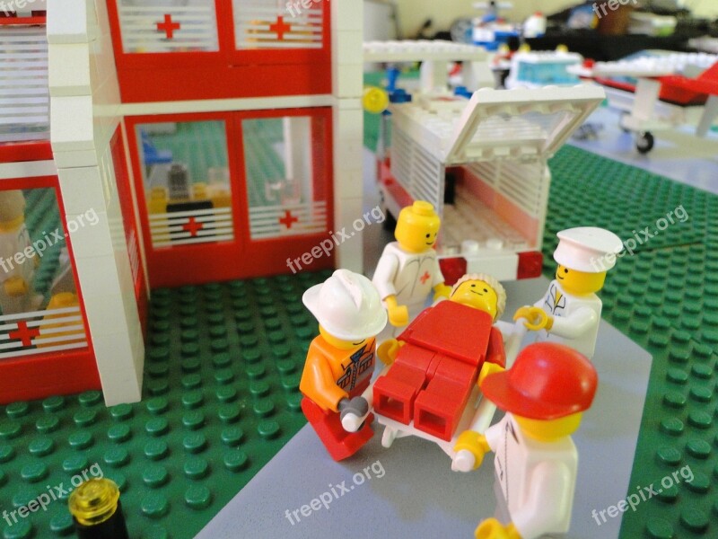 Lego Figures Medic Health Supply