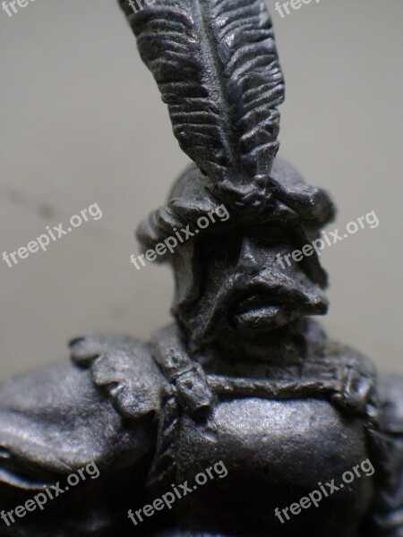 Figure Of Lead Soldier Macro Free Photos