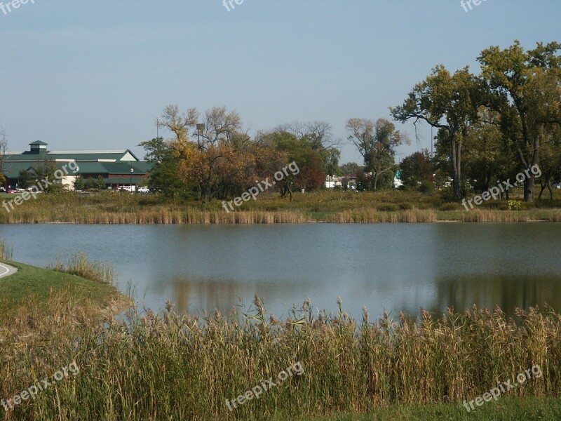 Private Country Club Pond Outdoors Nature