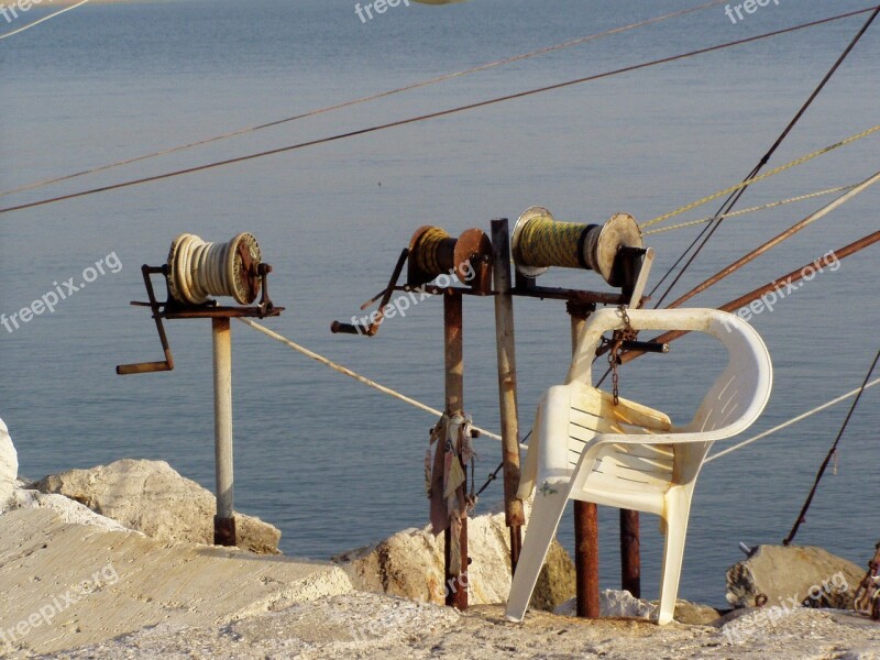 Pulley Rope Fishing Sea Chair