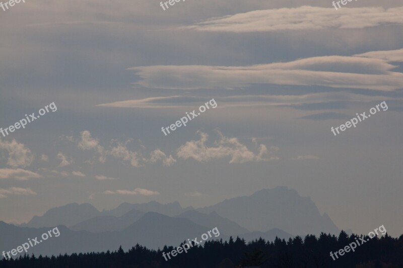 Hair Dryer Landscape Mountains Alpine Upper Bavaria