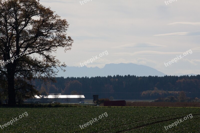 Hair Dryer Landscape Mountains Alpine Upper Bavaria