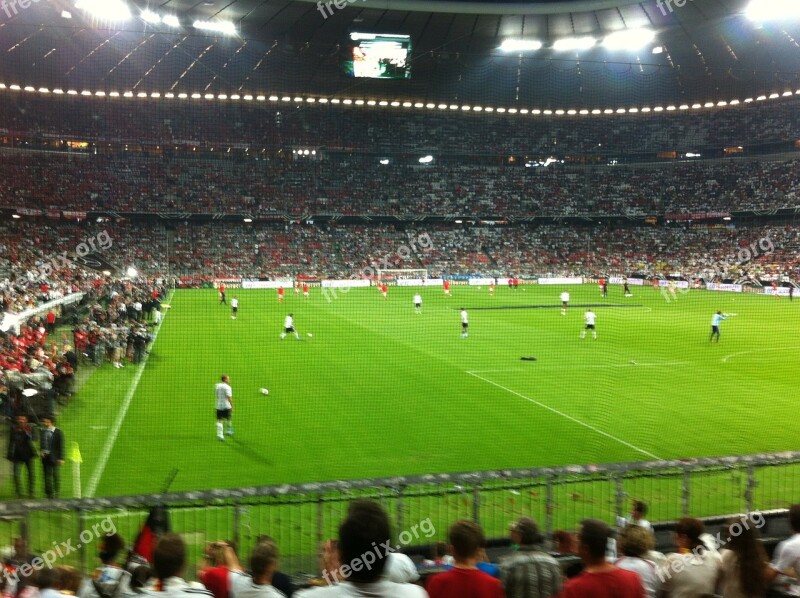 Football Germany Austria Allianz Arena Free Photos