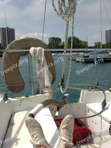 Boat Sailboat Water Lake Summer