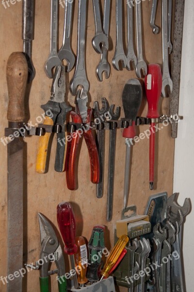 Tool Wall Tool Storage Wrench Pliers