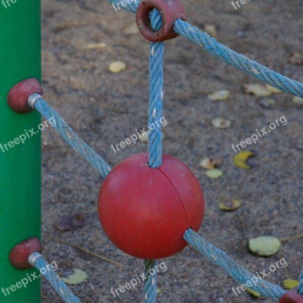 Playground For Children Climbing Frame Ball Rope