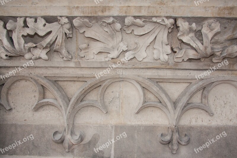 Leaf Frieze Frieze Panel Tracery Gothic Tracery