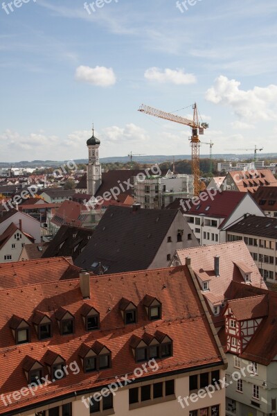 Bird's Eye View Church Building Architecture Ulm