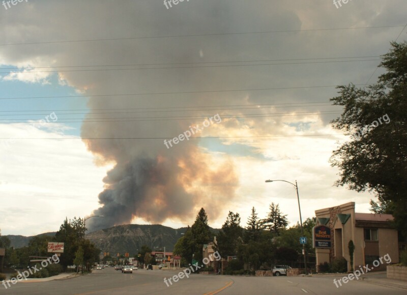 Fire Wildfire Durango Usa Free Photos