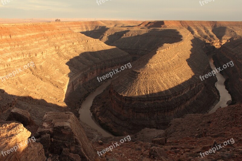 Gooseneck Usa Desert River River Loop