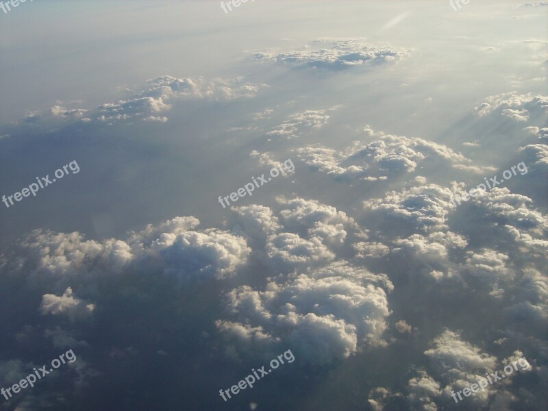 Clouds Above The Clouds Sky Blue Cloud