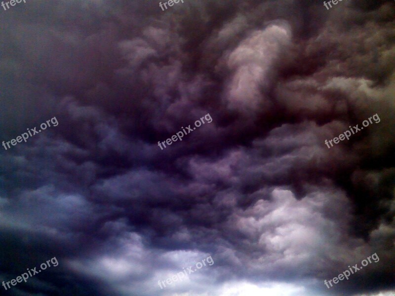 Sky Clouds Blue Cloud Thunderstorm