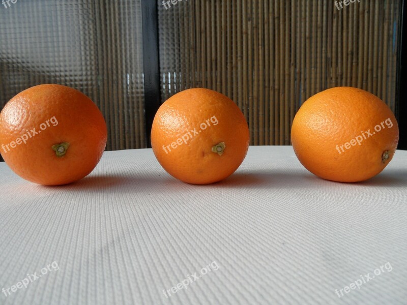 Oranges Orange Vitamins Sunny Fruit Market