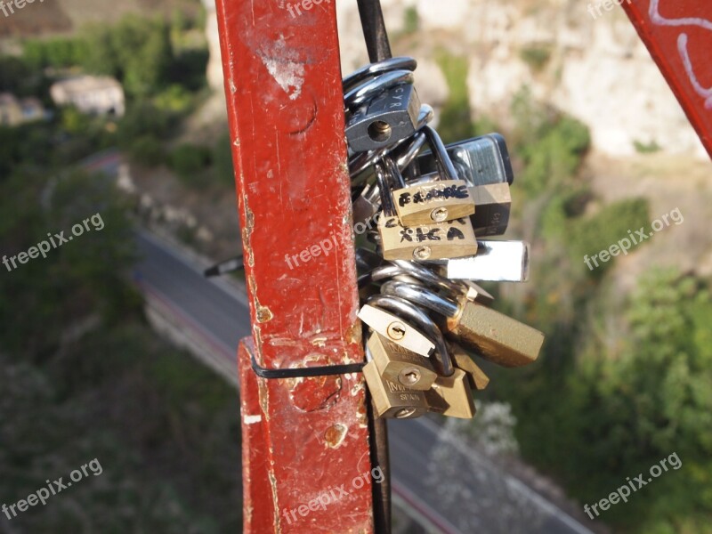 Padlocks Iron Love Symbol Padlock