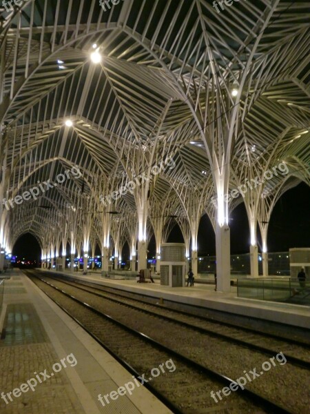 Modern Architecture Modern Art Railway Station Portugal