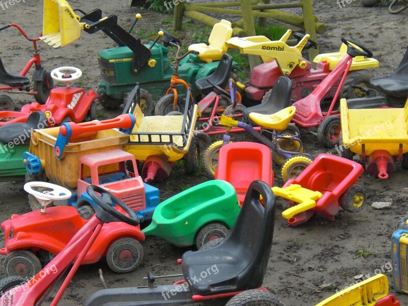 Toys Colorful Mess Autos Red