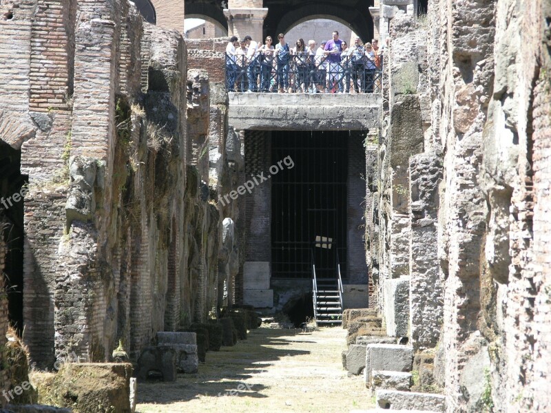 Roman Gladiator Pathway Colosseum Coliseum