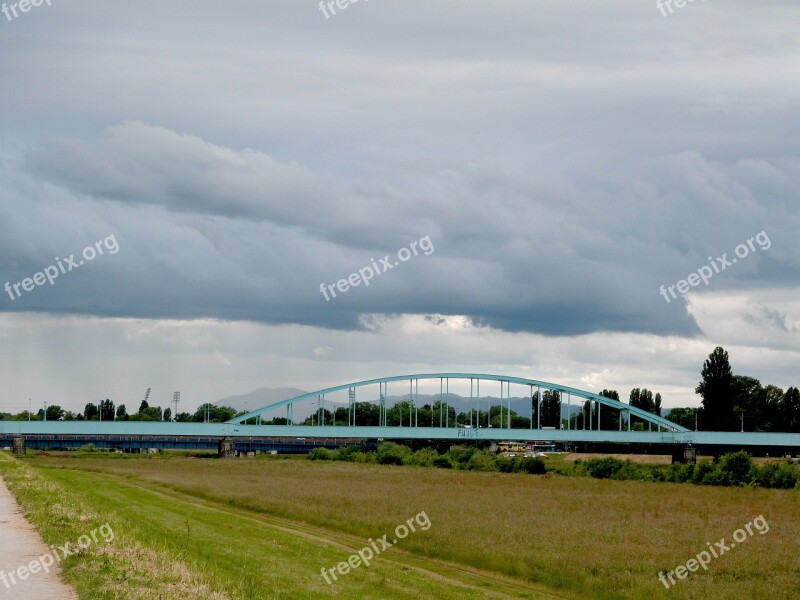 Bridge City Sky Clouds View