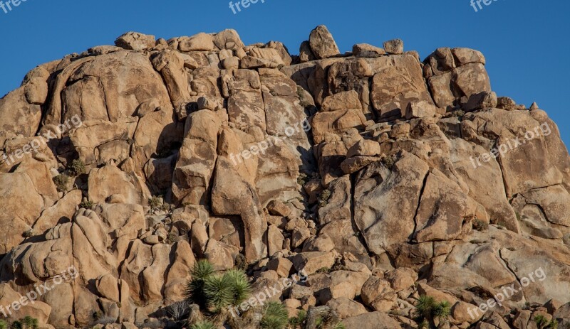 Joshua Tree Rocks Outcropping Outside Day