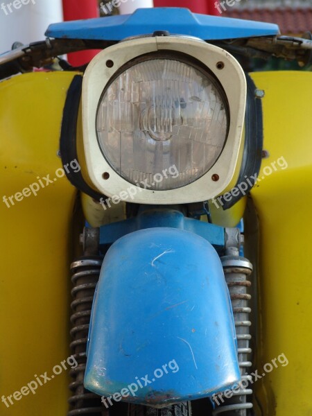 Motorcycle Moped Spotlight Front Mask Light