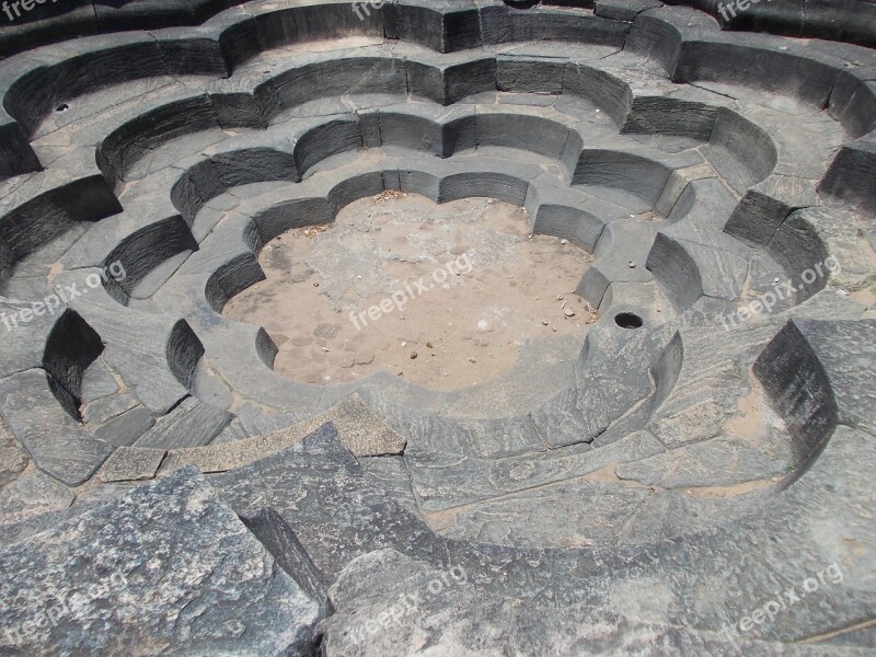 Ancient Ruins Stones Stone Sri Lanka