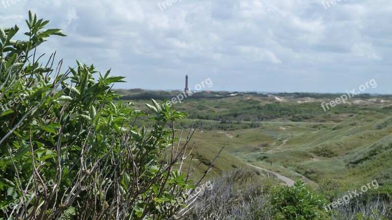 Norderney Island Lighthouse Sky Landscape