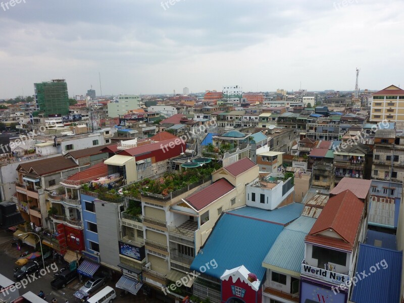 Cambodia Phnom Penh City Asia Free Photos