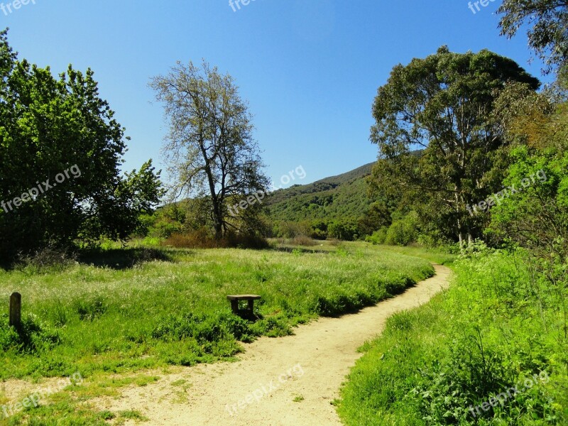 California Landscape Scenic Mountains Summer