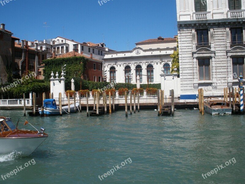 Venice Town On The River Small Venice Water Canale Grande