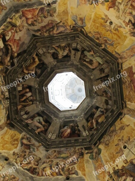 Florence Dome Church Painting Mural