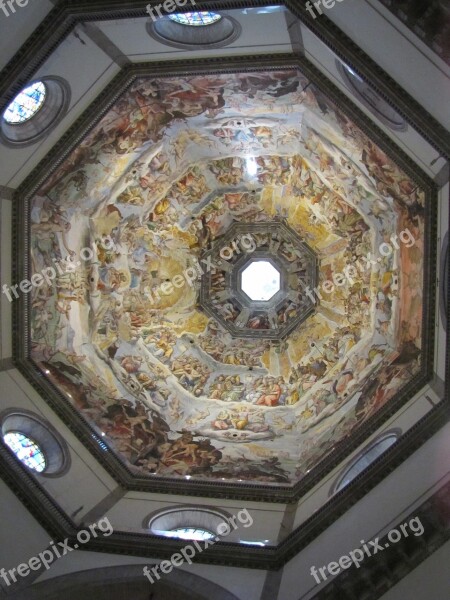 Florence Dome Church Painting Mural