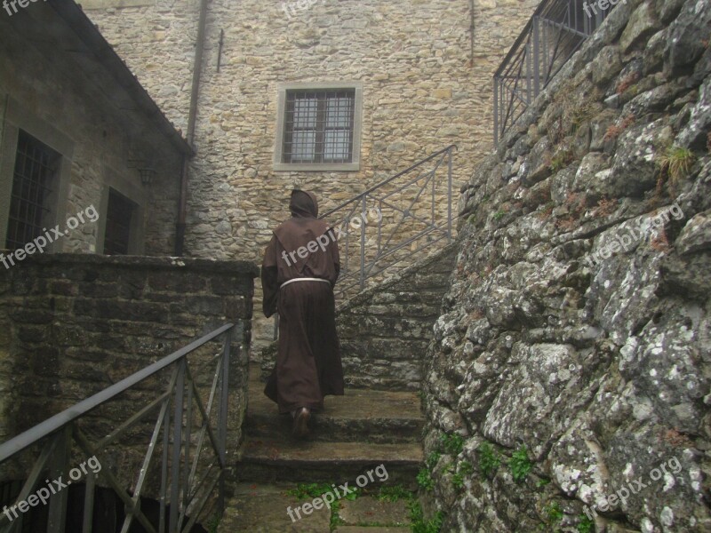 Franciscan Monk Verna Monastery Free Photos