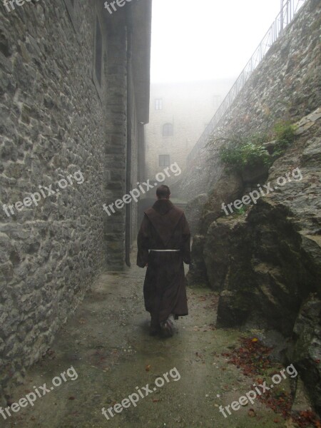 Franciscan Monk Verna Monastery Free Photos