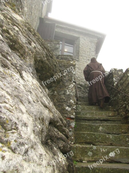 Franciscan Monk Verna Monastery Free Photos