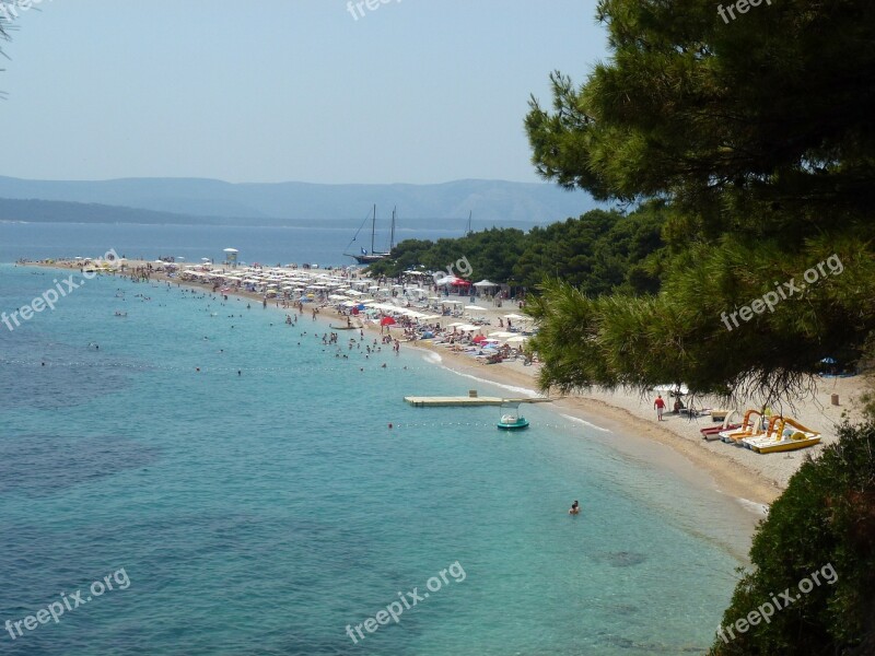 Croatia Dalmatia Beach Bowl Free Photos