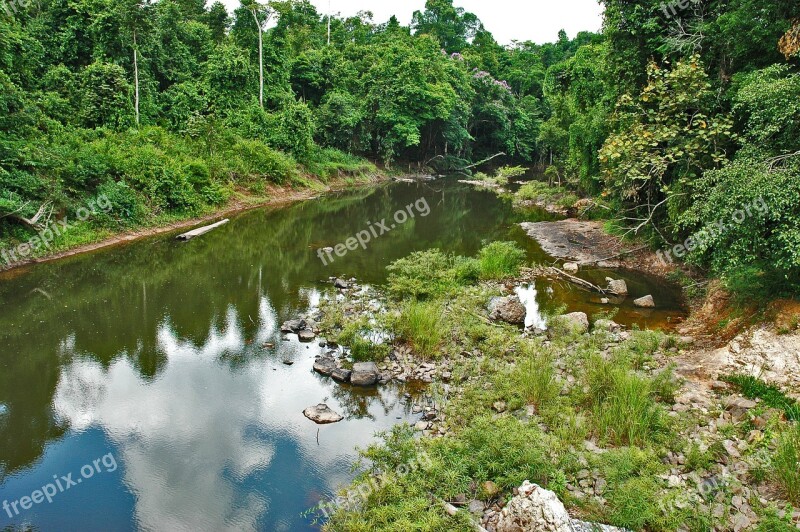 River Landscape Khao Yai Thailand Free Photos